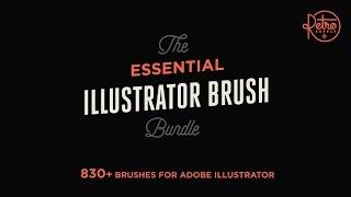 The Essential Illustrator Brush Bundle