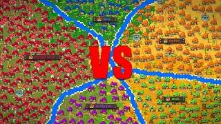 5 Empires Fight Over Riverlands! - Worldbox