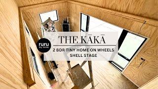 Ruru Tiny Homes: The Kaka - two bedroom tiny home on wheels - Shell stage