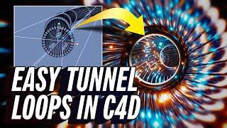 Easy Tunnel Loops in Cinema 4D!