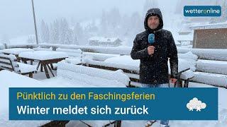 Winter meldet sich in Deutschland zurück: Viel Neuschnee im Schwarzwald