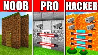 Breaking From NOOB, PRO, HACKER Base in Minecraft