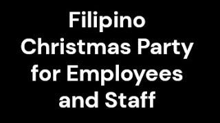 Christmas Party for the Employees in the Philippines!