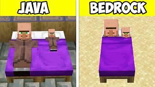 Minecraft Java vs Bedrock 100 FARK