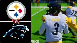 Steelers vs Panthers Simulation (Madden 25 Rosters)