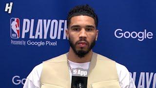 Jayson Tatum talks Game 3 Win vs Cavaliers, Postgame Interview 