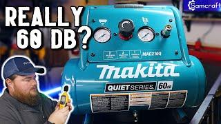 TESTED:  60 dB Makita Quiet Air Compressor [MAC210Q]