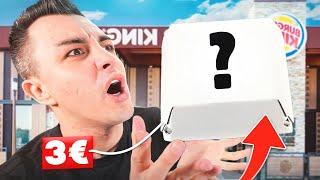 I'm trying the 3 Euro MYSTERY BURGERS at Burger King!