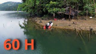 60 H Sống Trong Rừng Già Fishing Cooking Wild Camping️