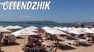 It's Super HOT(+38°C) in Gelendzhik, Russia - Walk through the town to the beach