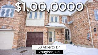 50 Alberta Dr. Vaughan, ON | Spacious Townhome | Tenzi Homes