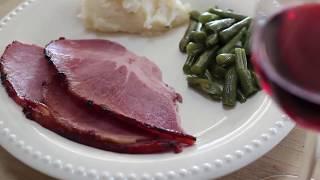 Thriving Home's Holiday Ham with Cranberry-Orange Glaze