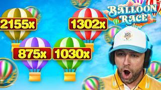 This BALLOON RACE LIVE GAME can ACTUALLY PAY HUGE!! INSANE MULTIS!! (Bonus Buys)