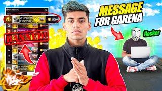 Garena Please Watch this videoबहुत हुआ Must watch !!