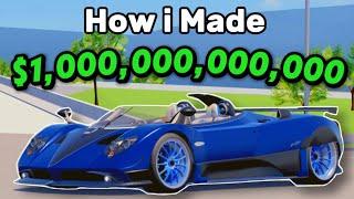 How I Made ONE TRILLION Dollars In Driving Empire