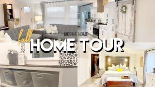 Mobile Home Tour | Double Wide | Large Family, of 7 | Modern Farmhouse Style | Living Trailer Classy