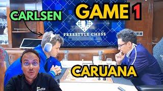 Magnus Carlsen's majestic chess understanding | Carlsen vs Caruana | Freestyle Chess Singapore