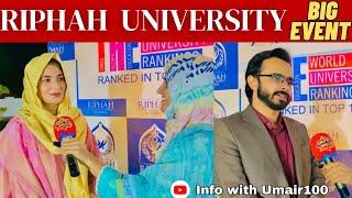 RIPHAH International University | Big Event | By Nida Kanwal