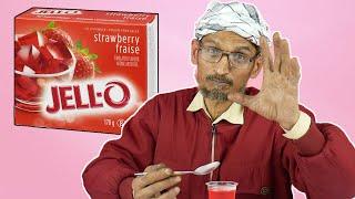 Tribal People Try Jell-O for the first time