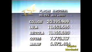 Eleições 1989  - 1º Turno  (Globo e Bandeirantes)