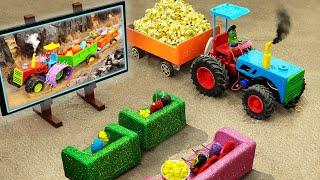 Top diy tractor making mini CGV Cinema | Diy Movie Theater Butter Popcorn At Home | HaiPhong Mini