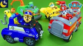 Paw Patrol Toys Chase's Tow Truck Marshall Forest Fire Truck Rubble Rocky Toy Stories for Kids