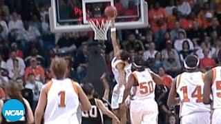 Candace Parker becomes 1st woman to dunk in NCAA tournament history