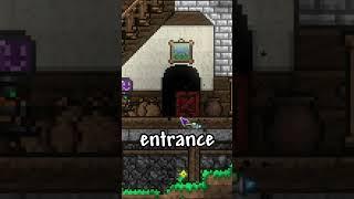 Quick Background Door Building Tips in Terraria #terraria