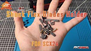 RCAWD Upgrades Axial SCX24 Series - flex flex blades Installation Demonstration