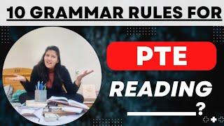 PTE Reading - 10 Grammar Shortcuts for 90/90 | PTE Reading Fill in the Blanks Tips | PTE Universe