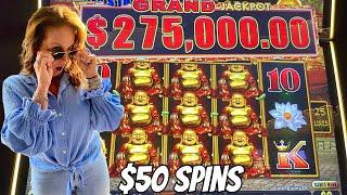 $275,000 MAXED OUT GRAND! DRAGON LINK - Record Breaking Session! $50 High Limit SPINS