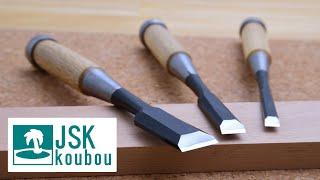 【With subtitles】How to Preparing new Japanese chisels for reliable service