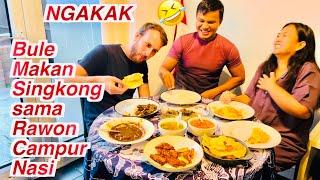 Parah  Karl Makan Singkong, Rawon, Pisang Goreng campur Nasi