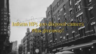 Ilford HP5 400 Disposable Camera and GIVEAWAY!