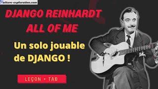 All Of Me - Solo Django Reinhardt + Tab