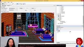 Making The Crimson Diamond... LIVE! Adventure Game Studio Basics