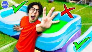 DON'T Fall Into The WRONG SLIME POOL Challenge!