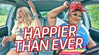 «Happier Than Ever» Билли Айлиш — Carpool Karaoke с моей дорогой крестницей