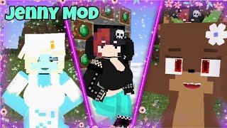 Minecraft Jenny MOD Gameplay + Download (1.12.2) Ellie Mod CENSORED / Ellie, jenny, Bia, Allie 2