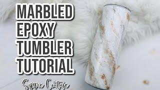 Marbled Epoxy Tumbler Tutorial