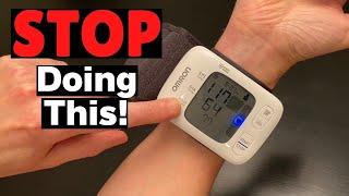 The Proper Way How To Use A Wrist Blood Pressure Cuff & Monitor | Omron Wrist Monitor