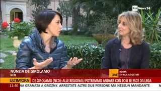 Nunzia De Girolamo intervistata a Rai News 24