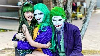 A LADY JOKER ADOTOU A BELINHA E O CORINGA E A ARLEQUINA SÃO TIOS DELA