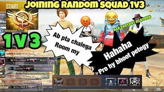 JOINING RANDOM SQUAD THEY CHALLENGE ME 1v3 |part 2| PUBG MOBILE|