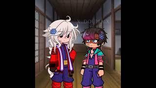 Kinda part 4 of Swap Douma vs Kanae + Shinobu // Ft Akaza // kny swap au // gacha life 2