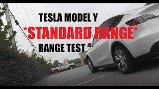 Tesla Model Y Standard Range- 70mph Range Test