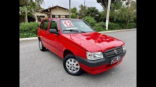 Fiat Uno Mille Fire 1.0 Flex Economy 2012 - 78.000 Km - 4 Portas - Novissímo