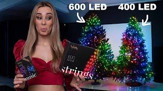 Twinkly Gen II 400 & 600 Smart lights comparison + Twinkly Music | Set up & honest review