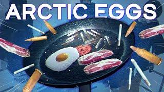 COOKING EGGS WITH CIGARETTES! - ARCTIC EGGS