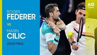 Roger Federer v Marin Cilic - Australian Open 2018 Final | AO Classics